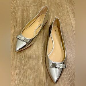 Coach silver flats